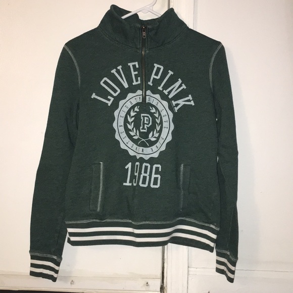 VS PINK 1/4 zip pull over - Picture 2 of 4